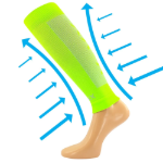 Obrázek z VOXX Návleky na lýtko kompresní FORMIG neon zelené 