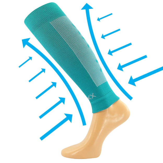 Obrázek z VOXX Návleky na lýtko kompresní FORMIG tmavě tyrkysové 