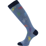 Obrázek z BOMA Podkolenky dětské BIVOJ 16 s obrázky CHLAPECKÉ (2 páry) 