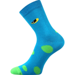 Obrázek z LONKA Ponožky dětské vtipné TWIDORIK s příšerou MODRÉ (3 páry) 