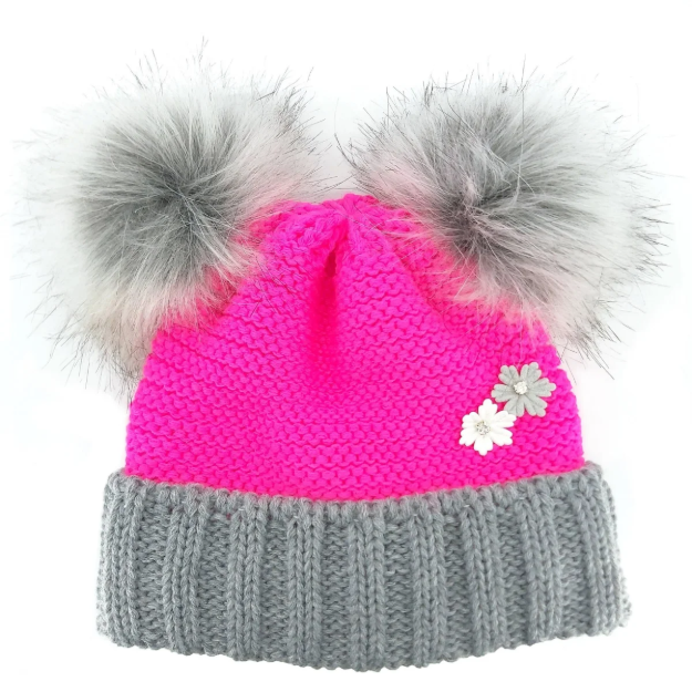 Obrázek z VOXX Čepice dívčí pletená ASCONA magenta 