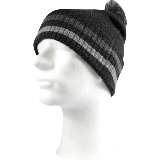 Obrázek z VOXX Čepice pánská pletená COUGAR zimní TMAVĚ ŠEDÁ 