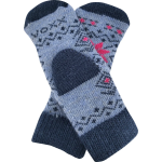 Obrázek z VOXX Sada zimních ponožek a pletených palčáků ALTA SET z merino vlny a alpaky SVĚTLE MODRÉ 