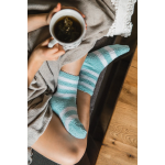 Obrázek z BOMA Ponožky dámské žinylkové SVĚTLANA 2pack SVĚTLE MODRÉ 