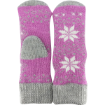 Obrázek z VOXX Sada zimních ponožek a pletených palčáků ALTA SET z merino vlny a alpaky RŮŽOVÉ 