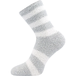 Obrázek z BOMA Ponožky dámské žinylkové SVĚTLANA 2pack SVĚTLE ŠEDÉ 
