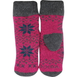 Obrázek z VOXX Sada zimních ponožek a pletených palčáků ALTA SET z merino vlny a alpaky MAGENTA 