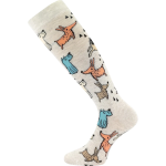 Obrázek z BOMA Podkolenky dětské BIVOJ 16 s obrázky DÍVČÍ (2 páry) 