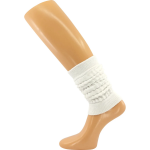 Obrázek z BOMA Ponožky - návleky na lýtko sportovní AEROBIC na fitness BÍLÉ 