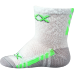 Obrázek z VOXX Ponožky kojenecké slabé PIUSINEK s bavlnou BÍLÉ chlapecké (3 páry) 