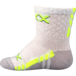 Obrázek z VOXX Ponožky kojenecké slabé PIUSINEK s bavlnou BÍLÉ chlapecké (3 páry) 