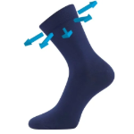 Obrázek z LONKA Ponožky medicine bambusové DRBAMBIK tmavě modré (3 páry) 