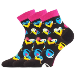 Obrázek z LONKA Ponožky vtipné DORWIN s obrázky DONUTŮ (3 páry) 