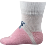 Obrázek z VOXX Ponožky kojenecké bambusové SEBÍK s medvídkem DÍVČÍ (3 páry) 