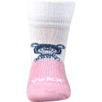 Obrázek z VOXX Ponožky kojenecké bambusové SEBÍK s medvídkem DÍVČÍ (3 páry) 