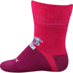 Obrázek z VOXX Ponožky kojenecké bambusové SEBÍK s medvídkem DÍVČÍ (3 páry) 