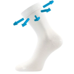 Obrázek z LONKA Ponožky medicine bambusové DRBAMBIK bílé (3 páry) 