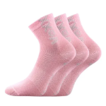 Obrázek z VOXX Ponožky dětské ADVENTURIK se stříbrem RŮŽOVÉ (3 páry) 