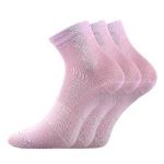 Obrázek z VOXX Ponožky dětské ADVENTURIK se stříbrem SVĚTLE FIALOVÉ (3 páry) 