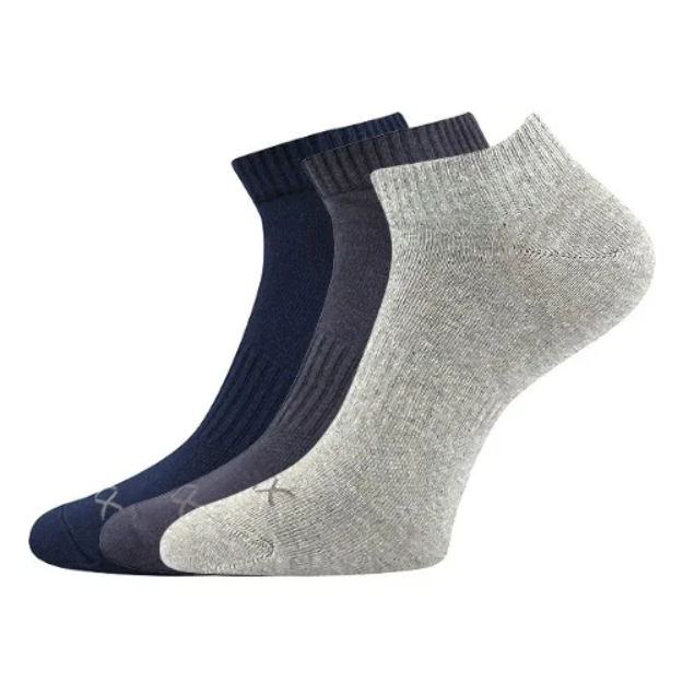 Obrázek z VOXX Ponožky bavlněné sportovní BADDY A nízké 3pár mix A 