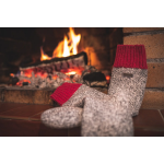 Obrázek z VOXX Ponožky zimní thermo HAUMEA vlněné MAGENTA 