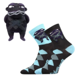 Obrázek z BOMA Ponožky dětské LICHOŽROUTI K s obrázkem PADRE (3 páry) 