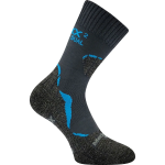 Obrázek z VOXX Ponožky dvouvrstvé thermo z merino DUALIX se stříbrem TMAVĚ ŠEDÉ 