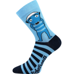 Obrázek z BOMA Ponožky pánské LICHOŽROUTI P s obrázkem HIHLÍKA (3 páry) 