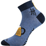 Obrázek z VOXX Ponožky pánské letní PIFF vtipné s obrázky PIVO (3 páry) 