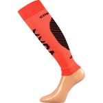 Obrázek z VOXX Návleky na lýtko kompresní PROTECT s ionty stříbra NEON ORANŽOVÉ 