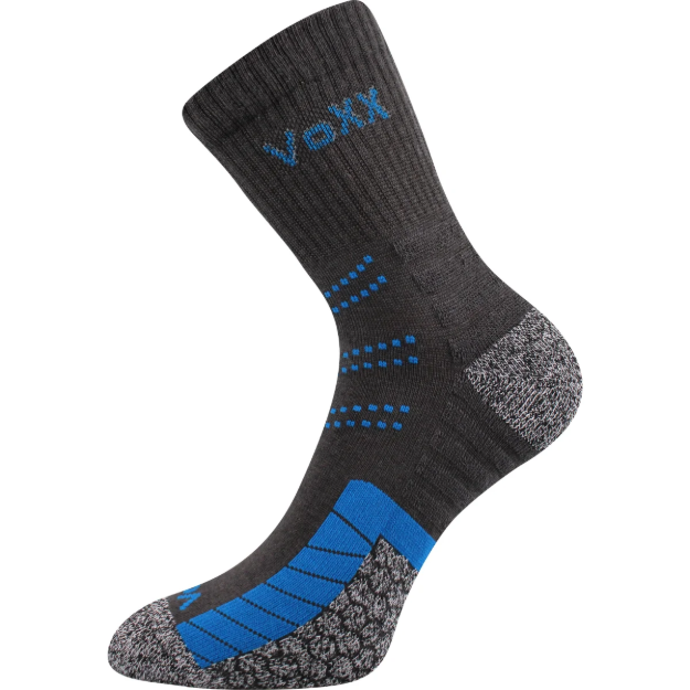 Obrázek z VOXX Ponožky trekové sportovní LINEA tmavě šedé 