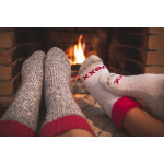 Obrázek z VOXX Ponožky zimní dámské QUANTA z merino vlny MAGENTA 