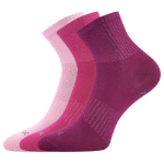 Obrázek z VOXX Ponožky dětské slabé REGULARIK se stříbrem MIX dívčí (3 páry) 