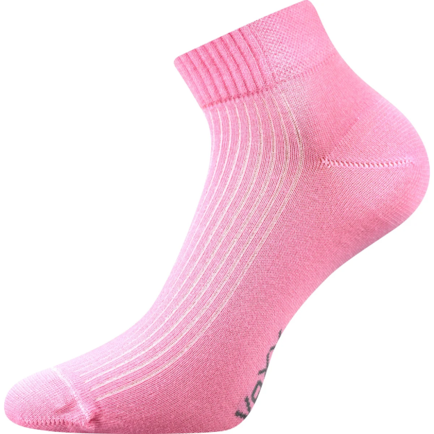 Obrázek z VOXX Ponožky krátké sportovní SETRA prodyšné RŮŽOVÉ (3 páry) 