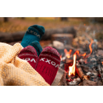 Obrázek z VOXX Ponožky zimní thermo ALPIN z merino vlny RUBÍNOVÉ 