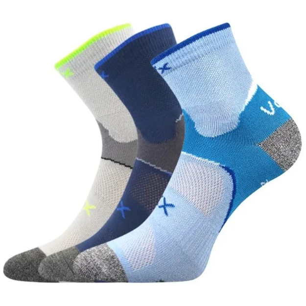 Obrázek z VOXX Ponožky dětské sportovní MAXTERIK se stříbrem CHLAPECKÉ (3 páry) 