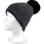 Obrázek z VOXX Čepice dámská pletená MOKKA s lurexem ČERNO-STŘÍBRNÁ 