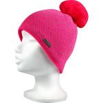 Obrázek z VOXX Čepice dívčí pletená MOKKI s lurexem MAGENTA-STŘÍBNÁ 