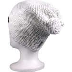 Obrázek z VOXX Čepice dámská pletená VIVARO s lurexem BÍLO-STŘÍBRNÁ 