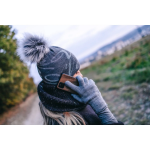 Obrázek z VOXX Rukavice dámské pletené VIVARO s lurexem ŠEDO-STŘÍBRNÉ 