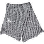 Obrázek z VOXX Šála dámská pletená VIVARO kruhová s lurexem ŠEDO-STŘÍBRNÁ 