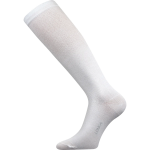 Obrázek z LONKA Podkolenky kompresní slabé KOOPERAN s ionty stříbra BÍLÉ 