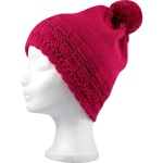 Obrázek z VOXX Čepice dívčí pletená FLUENCE s reflexním prvkem TMAVĚ RŮŽOVÁ 