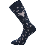 Obrázek z BOMA Ponožky se znamením zvěrokruhu ZODIAC v krabičce KOZOROH tmavě modré 