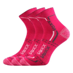 Obrázek z VOXX Ponožky bavlněné sportovní FRANZ 03 magenta (3 páry) 