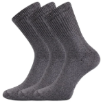 Obrázek z BOMA Ponožky trekingové 012-41-39 I froté TMAVĚ ŠEDÉ (3 páry) 