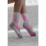 Obrázek z VOXX Ponožky kompresní sportovní FINISH s ionty stříbra BÍLÉ 