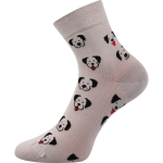 Obrázek z LONKA Ponožky dámské tenké FELIXA s pejsky (3 páry) 