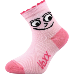 Obrázek z VOXX Ponožky kojenecké vtipné KUKIK mix dívčí (3 páry) 