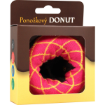 Obrázek z BOMA Ponožky vtipné DONUT v krabičce RŮŽOVÉ vzorované 